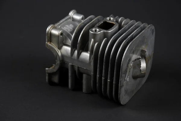 Двигатель и карбюратор — стоковое фото