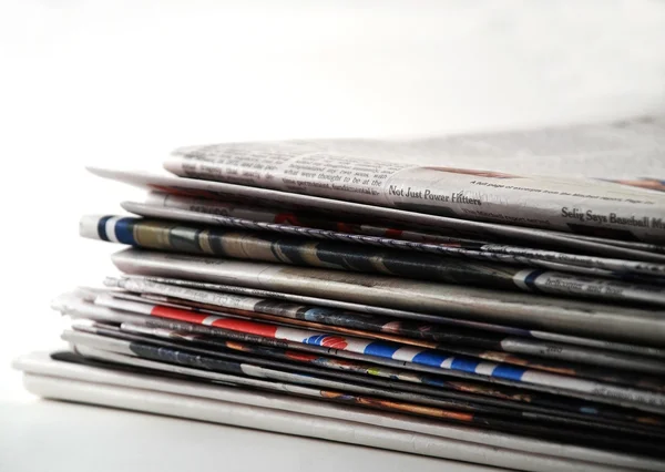 Zeitungen und Zeitschriften — Stockfoto