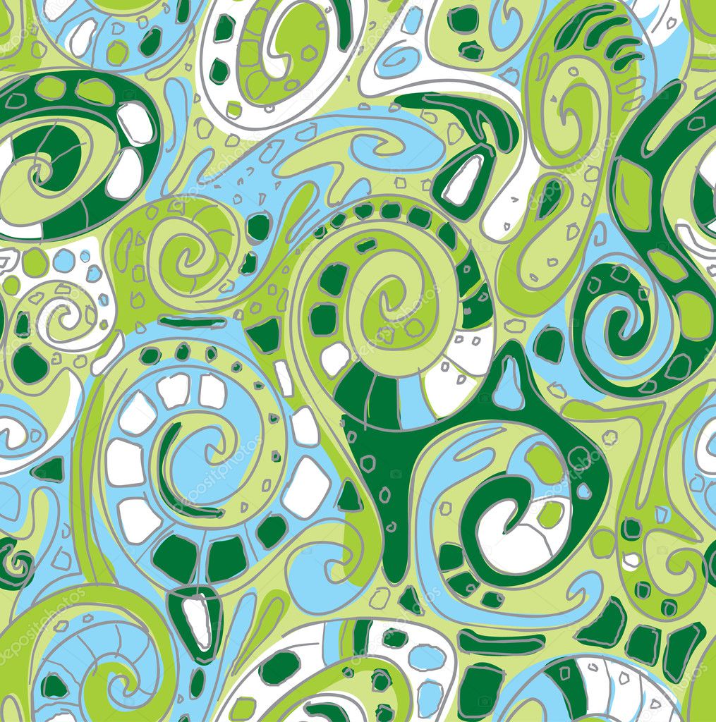 Seamless pattern with original spiral structure Stock Vector Image by ...