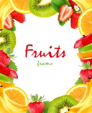 Fruits frame clipart