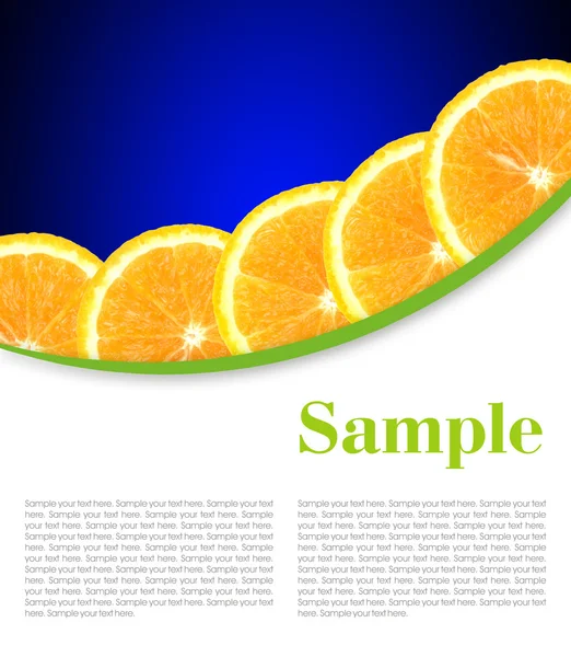 Orange slice — Zdjęcie stockowe