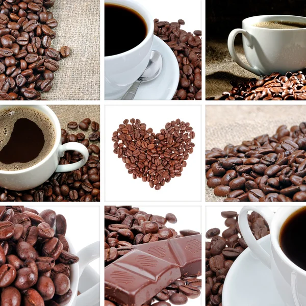Collage de café — Foto de Stock