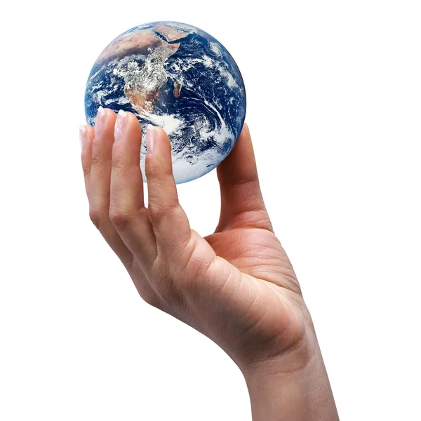 World in a hand — Stock Photo, Image