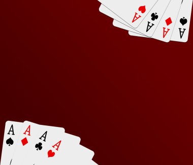 Playing cards clipart