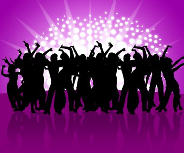 Hard dance clipart