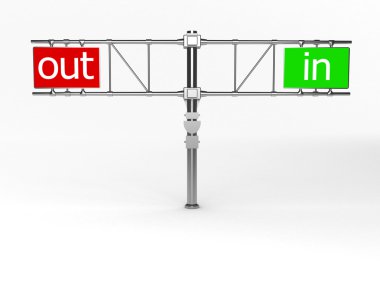 In and out clipart