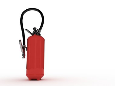 3d extinguisher clipart