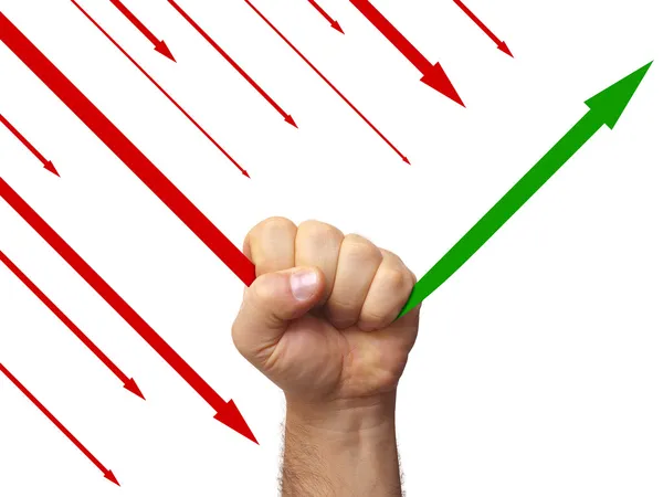 Graphic stylized fist — Stock Photo, Image