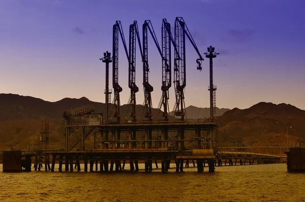 Terminal de carga de aceite — Foto de Stock