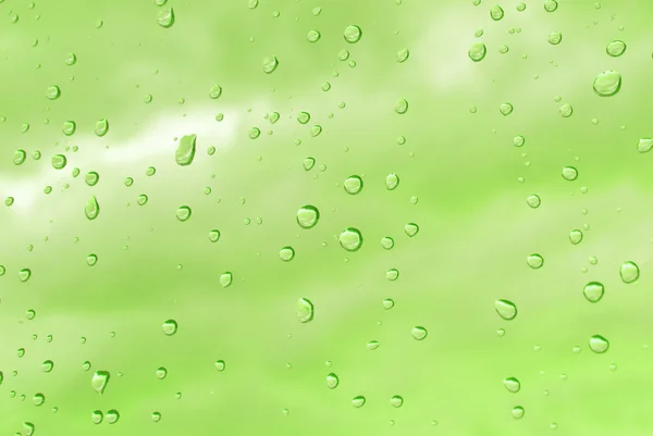 绿色滴 — 图库照片