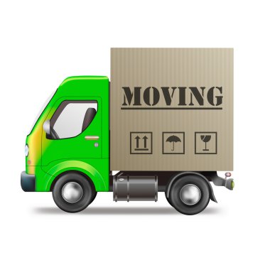 Moving truck clipart