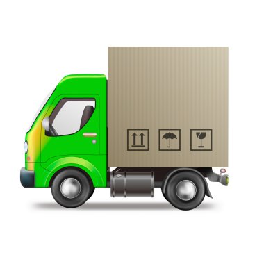 Delivery truck clipart