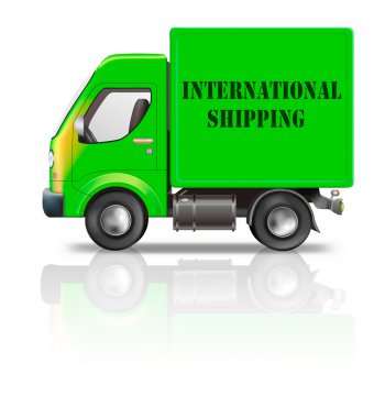 International shipping clipart