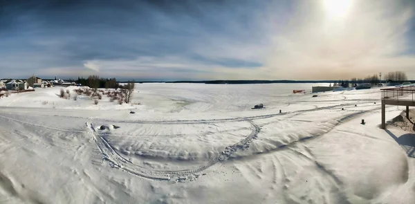 stock image Frozen lake