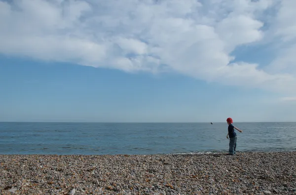 Stock image Throwing stones