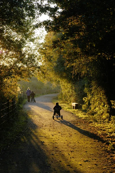 Осенняя прогулка — стоковое фото