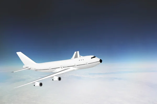 Boeing 747 σε ουρανό — Φωτογραφία Αρχείου