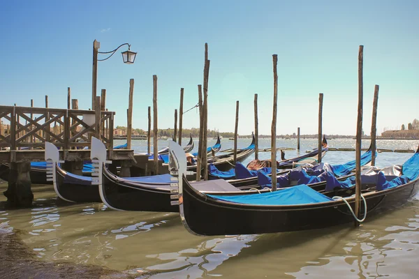 Venetian gondolas — Stock Photo, Image