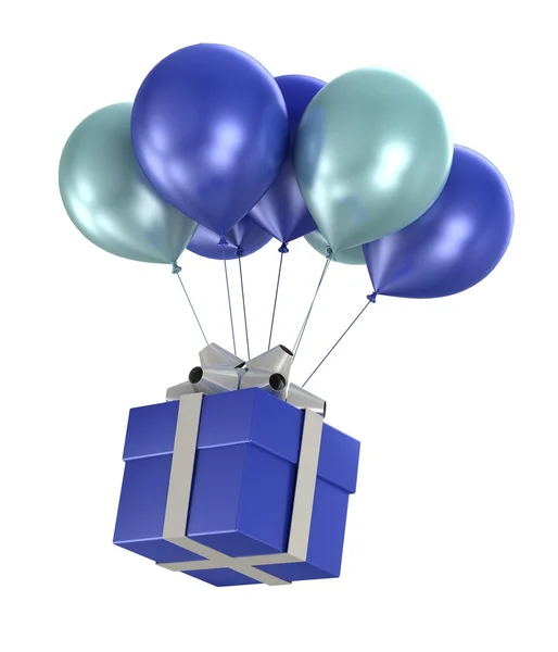 3D błyszczący balonów — Zdjęcie stockowe