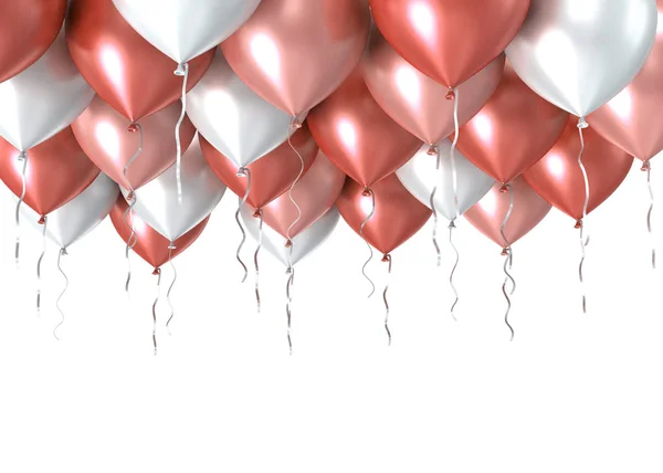 3D parlak balonlar — Stok fotoğraf