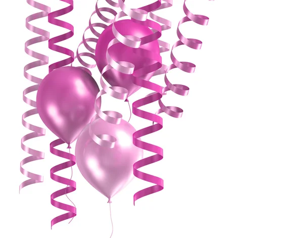 3D-glanzende ballons — Stockfoto