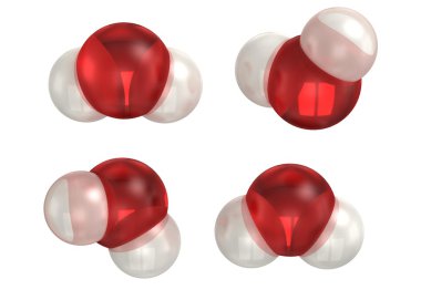 Water Molecules H2O clipart