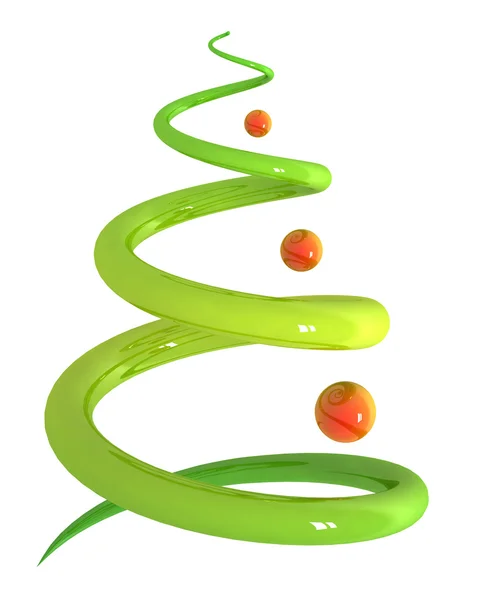 3D-Weihnachtsbaum — Stockfoto