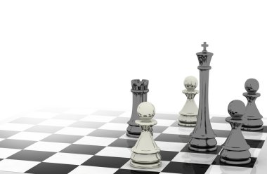 3d chess background clipart