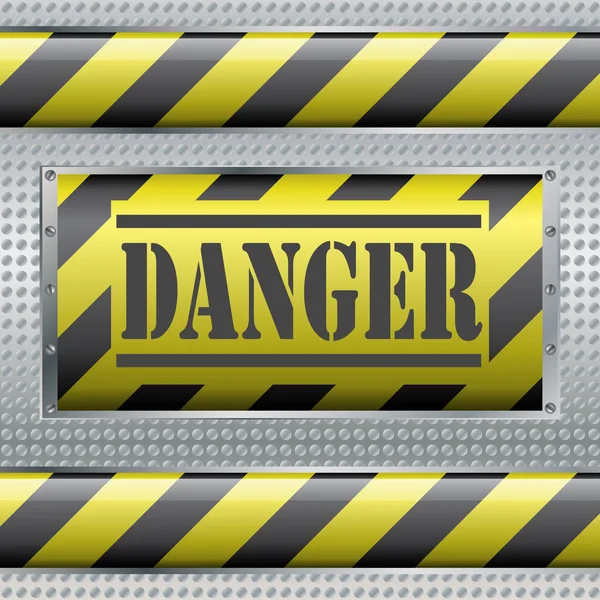 Signe de danger — Image vectorielle