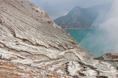 Kawah Ijen'de volkan