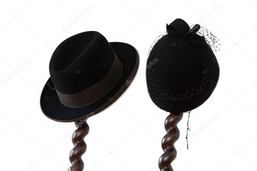 Women and man hat