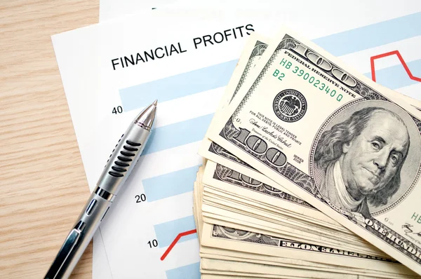 Financial profits — Stock Photo, Image