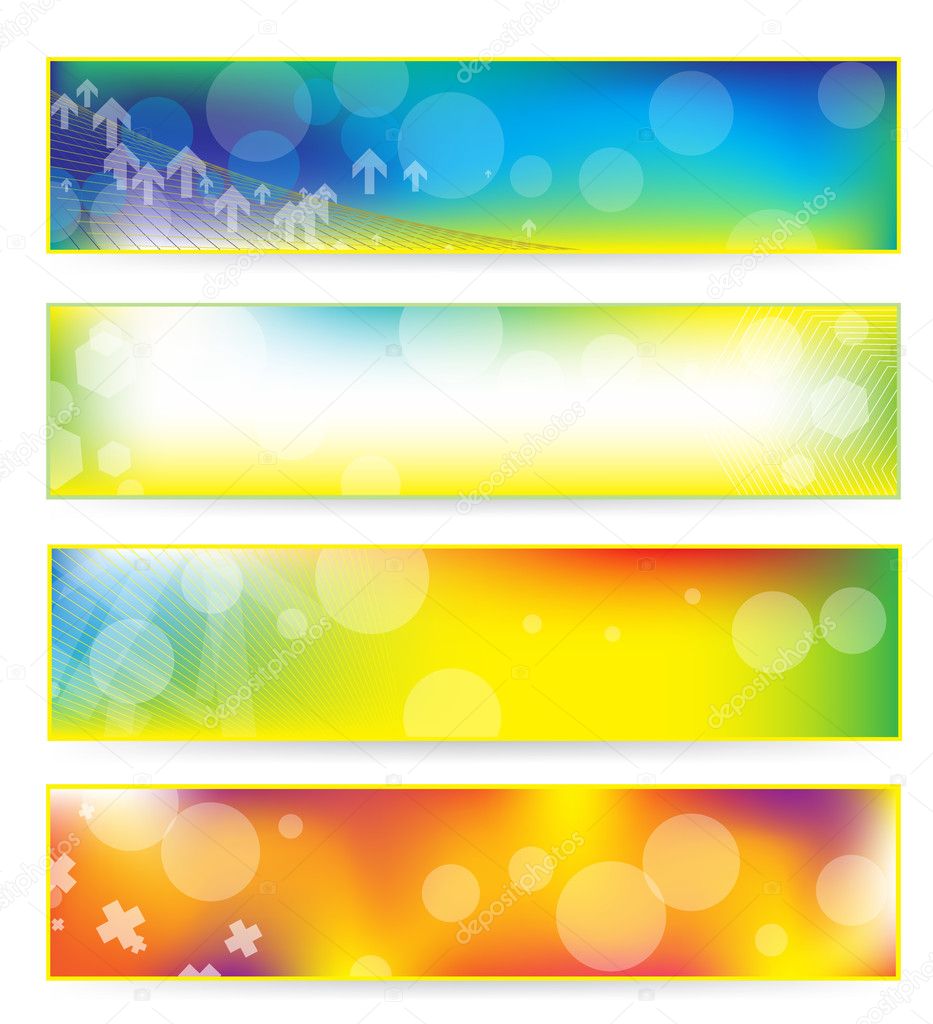 Abstract colorful banners Stock Photo by ©DeryaCakirsoy 5971737