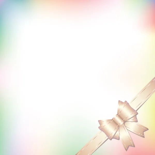 Arrière-plan avec arc aux couleurs pastel — Image vectorielle