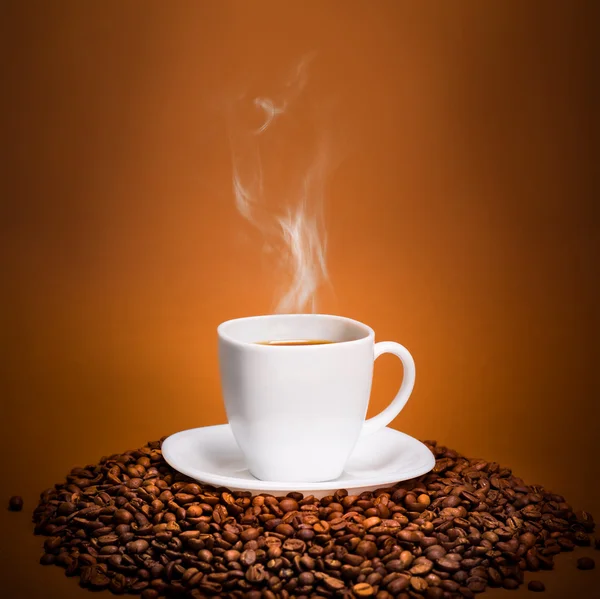 Perfekte Rauchen Kaffee — Stockfoto