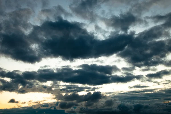 stock image Dark ominous clouds. Dramatic sky.