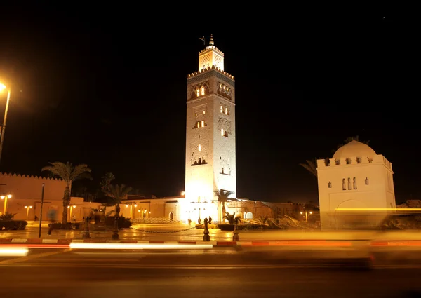 stock image Marrakech by night