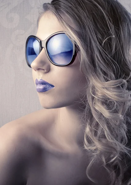 Blue fashion — Stock Photo, Image