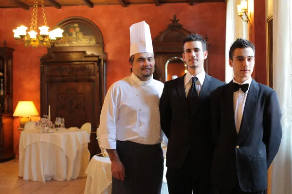 Team del ristorante — Foto Stock