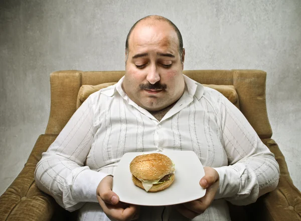 Нездорова їжа — стокове фото