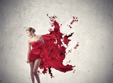 Red beauty clipart