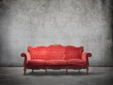 Luxury sofa clipart
