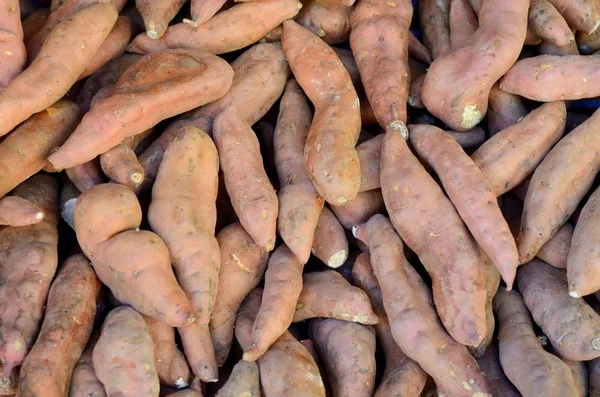 stock image Background Of Yams At A Market