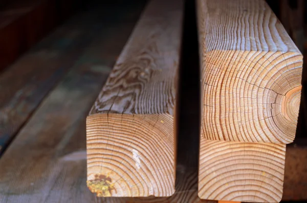 木材の梁 — ストック写真