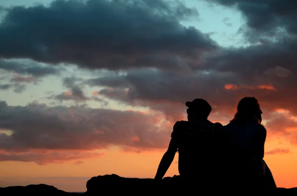 Sunset Couple — Stock Photo, Image