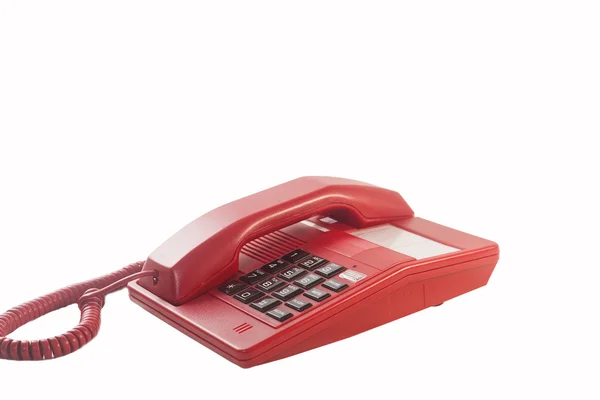 Piros telefon — Stock Fotó