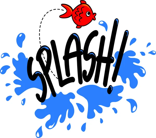 Splash! — Stockový vektor