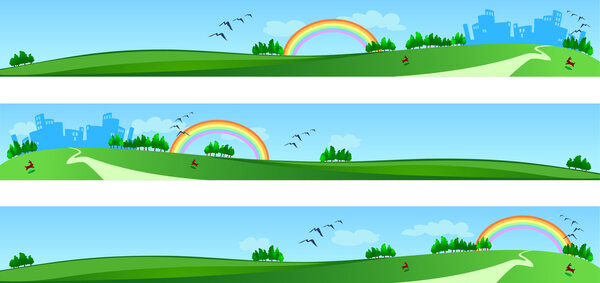 Баннеры с пейзажем
