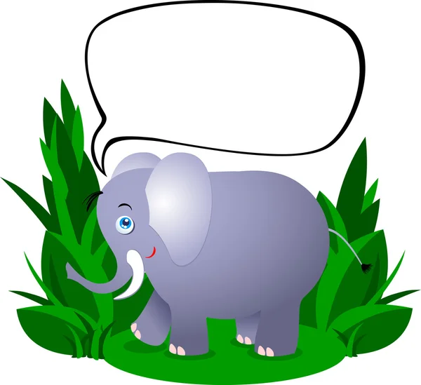 Симпатичный слон — стоковое фото