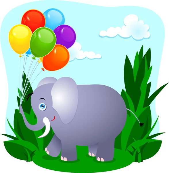 Elefante carino — Foto Stock